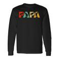 Retro Katze Papa Lustige Papa Katzeatertag Kapuzenjacke Langarmshirts Geschenkideen