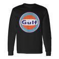 Retro Vintage Gas Station Gulf Motor Oil Car Bikes Garage Long Sleeve T-Shirt Gifts ideas