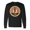 Retrointage Tennis For Tennis Player Langarmshirts Geschenkideen