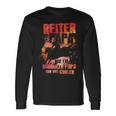 Rider Papa Nur Coolerater Pferde Reiter Reiter Father's Day Langarmshirts Geschenkideen