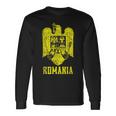 Romania Coat Of Arms Romanian Parliament Eagle Long Sleeve T-Shirt Gifts ideas