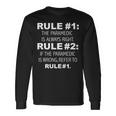 Rules Paramedic Is Always Right Emt Long Sleeve T-Shirt Gifts ideas
