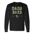 Russisch Frischgebackener Papa 2023 Papa 2023 Kapuzenjacke Langarmshirts Geschenkideen