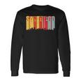 San Diego City Pride Love Colorful Silhouette Image Long Sleeve T-Shirt Gifts ideas