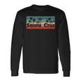 Santa Cruz Ca California 70S 80S Retrointage Langarmshirts Geschenkideen