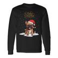 Santa Xmas Frenchie Merry Christmas French Bulldog Puppy Long Sleeve T-Shirt Gifts ideas