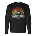 Santiago Chile Vintage Mountains Retro Souvenir Long Sleeve T-Shirt Gifts ideas