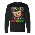 Sarcasm Nostalgia Oldschool Früher War Alles Besser Langarmshirts Geschenkideen