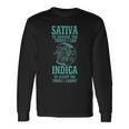 Sativa To Change The Things I Can Indica To Accept -Cannabis Long Sleeve T-Shirt Gifts ideas