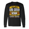 School Counselor Talk To Myself When I Work Long Sleeve T-Shirt Gifts ideas