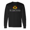 Schröder Surname German Family Name Heraldic Eagle Flag Long Sleeve T-Shirt Gifts ideas