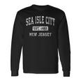 Sea Isle City New Jersey Nj Vintage Established Sports Long Sleeve T-Shirt Gifts ideas