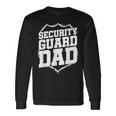 Security Guard Dad Purple Line Watchman Security Officer Long Sleeve T-Shirt Gifts ideas