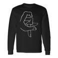 Sf Fingers Sf Hands San Francisco Frisco The Bay Sf 415 Long Sleeve T-Shirt Gifts ideas