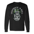 Shamrock N Roll Leprechaun Punk & Clover Skulls Apparel Long Sleeve T-Shirt Gifts ideas