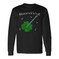 Shamrock'n'roll St Patrick's Day Rock Guitar Bass Players Long Sleeve T-Shirt Gifts ideas