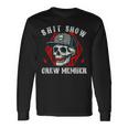 Shit Show Crew Member Skull Boss Manager Skeleton Long Sleeve T-Shirt Gifts ideas