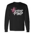 Shrimp Pimp Cherry Neocaridina Aquarium Freshwater Shrimp Long Sleeve T-Shirt Gifts ideas