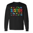 Sister Master Builder Building Bricks Blocks Family Matching Long Sleeve T-Shirt Gifts ideas
