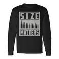 Size Does Matter Cute Expert Hit Man Long Sleeve T-Shirt Gifts ideas