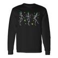 Skeletons Dancing St Patrick's Day Skeleton Long Sleeve T-Shirt Gifts ideas