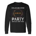 Solar Eclipse 2024 Solar-Bration Party Buffalo New York Long Sleeve T-Shirt Gifts ideas