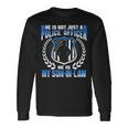 My Son-In-Law Is A Police Officer Proud Police Parent-In-Law Long Sleeve T-Shirt Gifts ideas