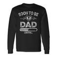 Soon To Be Daddy New Dad Father's Day Heartbeat Graphic Long Sleeve T-Shirt Gifts ideas