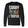 Sorry I Tooted French Horn Player French Hornist Long Sleeve T-Shirt Gifts ideas