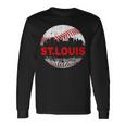 St Louis Souvenir Baseball City Downtown I Love St Louis Long Sleeve T-Shirt Gifts ideas