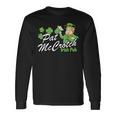 St Patty's Day Pat Mccrotch Irish Pub Lucky Clover Long Sleeve T-Shirt Gifts ideas