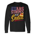 Sterne Streifen Und Salsa Mexiko Us Mexikanisch Amerikanisch Langarmshirts Geschenkideen