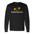 Sternhagelvoll Langarmshirts, Lustiger Spruch mit Sternen, Schwarz Geschenkideen