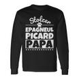 Stolzer Epagneul Picard Papa Langarmshirts Geschenkideen