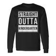 Straight Outta Kindergarten School Graduation Long Sleeve T-Shirt Gifts ideas