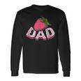 Strawberry Papa Strawberry Fruit Lover Strawberry Fathers Day Long Sleeve T-Shirt Gifts ideas