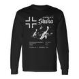 Stuka Wehrmacht Junkers Ju 87 World War 2 German Fighter Langarmshirts Geschenkideen