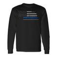 Support Law Enforcement Nebraska Police Officer Blue Long Sleeve T-Shirt Gifts ideas