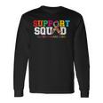 Support Squad Autism Awareness Multicolor Ribbon Long Sleeve T-Shirt Gifts ideas