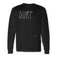 Surf Stoked Vintage Surfing Culture Island Apparel Long Sleeve T-Shirt Gifts ideas