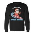 Surfing Santa Wave Rider Christmas In July Long Sleeve T-Shirt Gifts ideas
