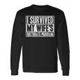 I Survived My Wife's Doctorate Program Phd Husband Long Sleeve T-Shirt Gifts ideas