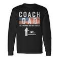 Swim Coach Dad Like A Normal Only Cooler Father Day 4Th July Long Sleeve T-Shirt Gifts ideas