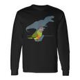 T-Rex Senegal Parrot Birb Memes Dinosaur Parrot Long Sleeve T-Shirt Gifts ideas
