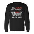 T-shirt à manches longues La Moto C'est Bon pour Amateurs de Motocyclisme Idées cadeaux