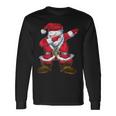 Tanzender Santa Claus Dabbing Weihnachtsmann Weihnachten Langarmshirts Geschenkideen
