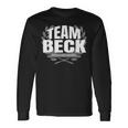 Team Beck Proud Familienmitglied Beck Langarmshirts Geschenkideen