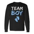 Team Boy Gender Reveal Baby Shower Long Sleeve T-Shirt Gifts ideas