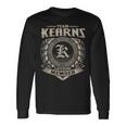 Team Kearns Lifetime Member Kearns Name Personalized Vintage Long Sleeve T-Shirt Gifts ideas
