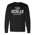Team Quinlan Lifetime Member Family Last Name Long Sleeve T-Shirt Gifts ideas